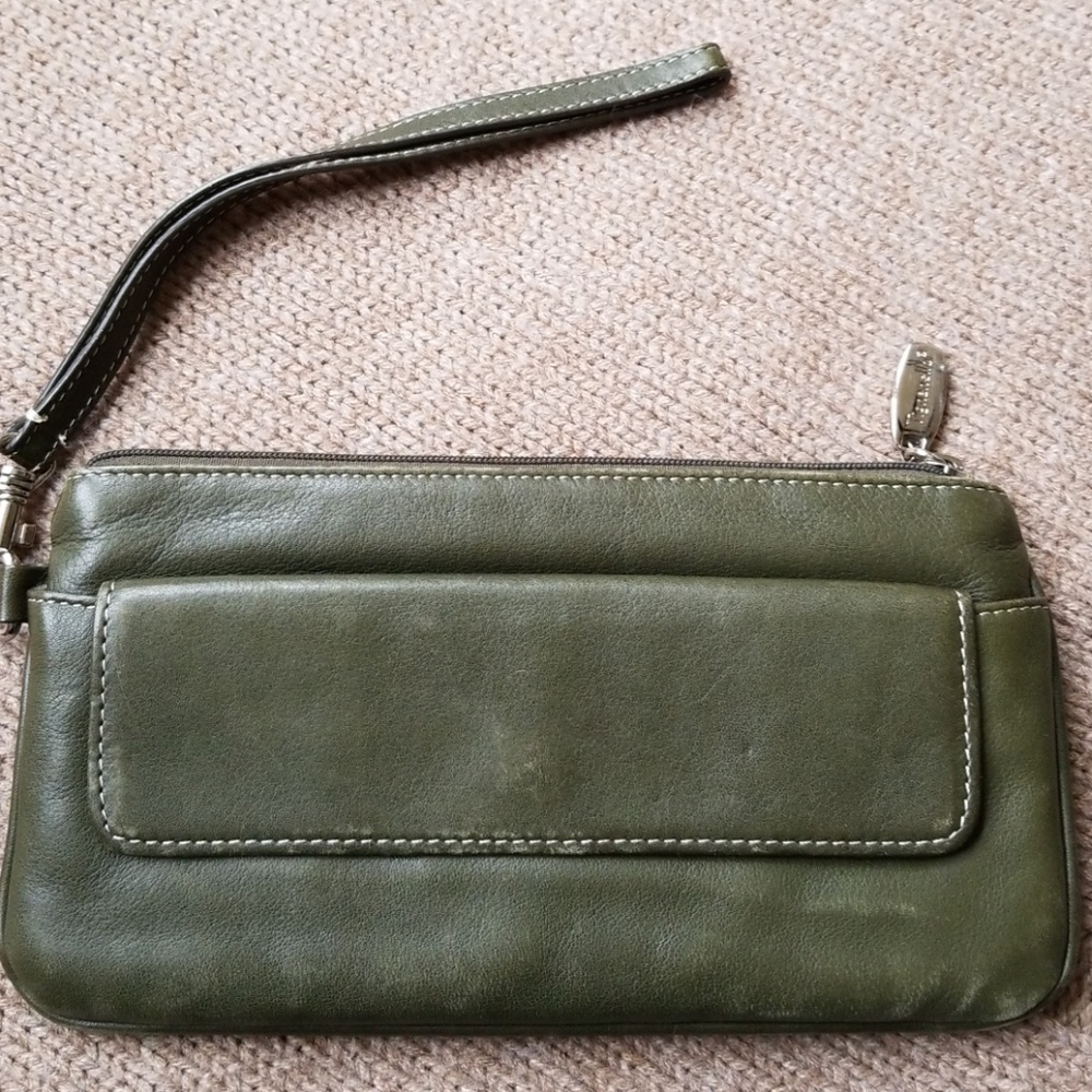 Tignanello Leather Wristlet